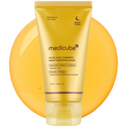Medicube Kojic Acid Turmeric Night Wrapping Mask, Korean overnight peel-off brightening mask
