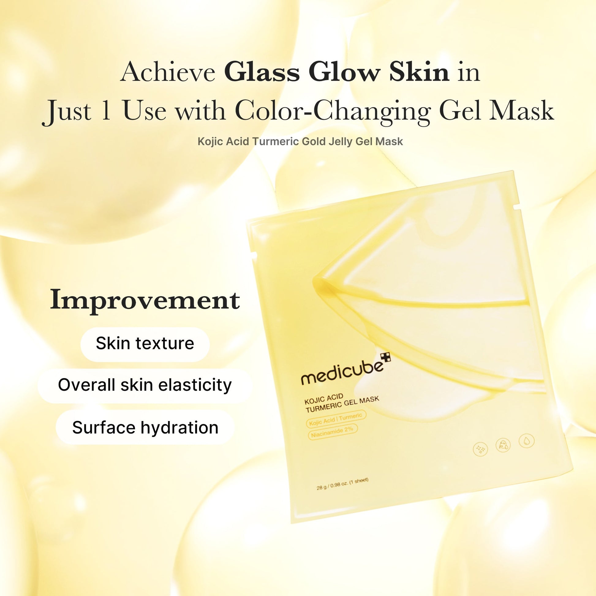 Kojic acid and turmeric that target dark spots and uneven skin tone