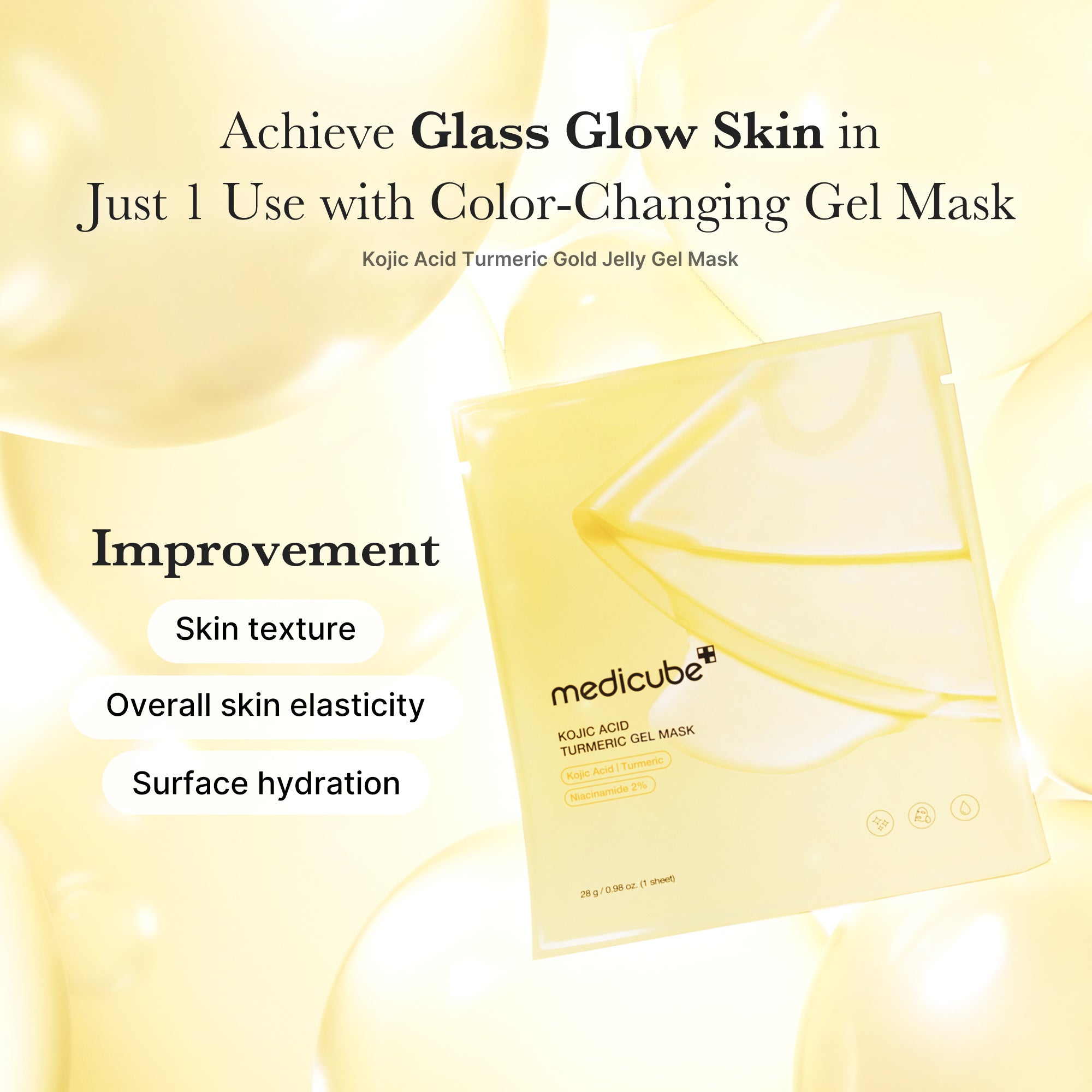 Kojic acid and turmeric that target dark spots and uneven skin tone