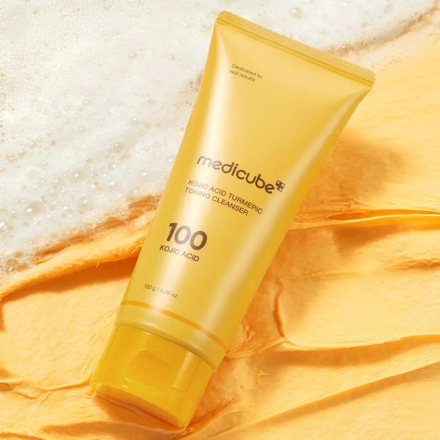Kojic Turmeric Toning Cleanser removes impurities while toning skin