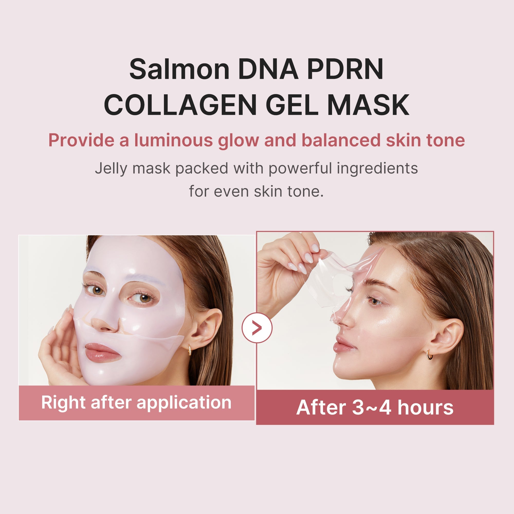 Niacinamide gel mask that brightens uneven tone for a Korean glass-glow finish