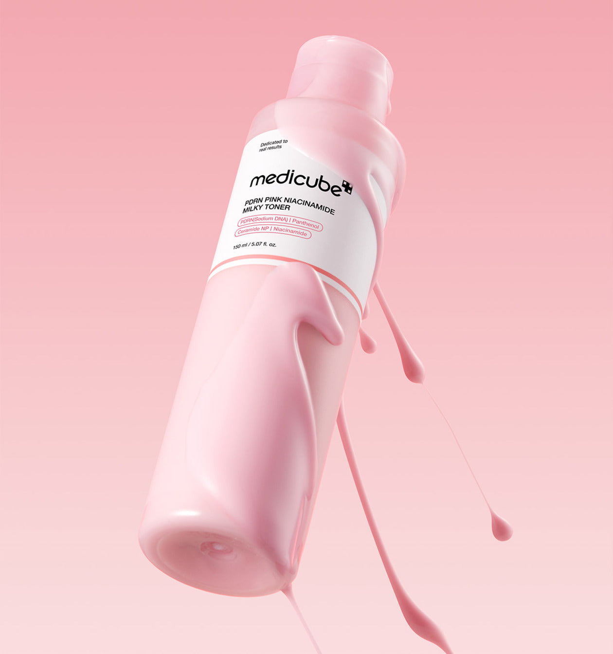 Daily milky toner essence for soft, plump, radiant-looking skin