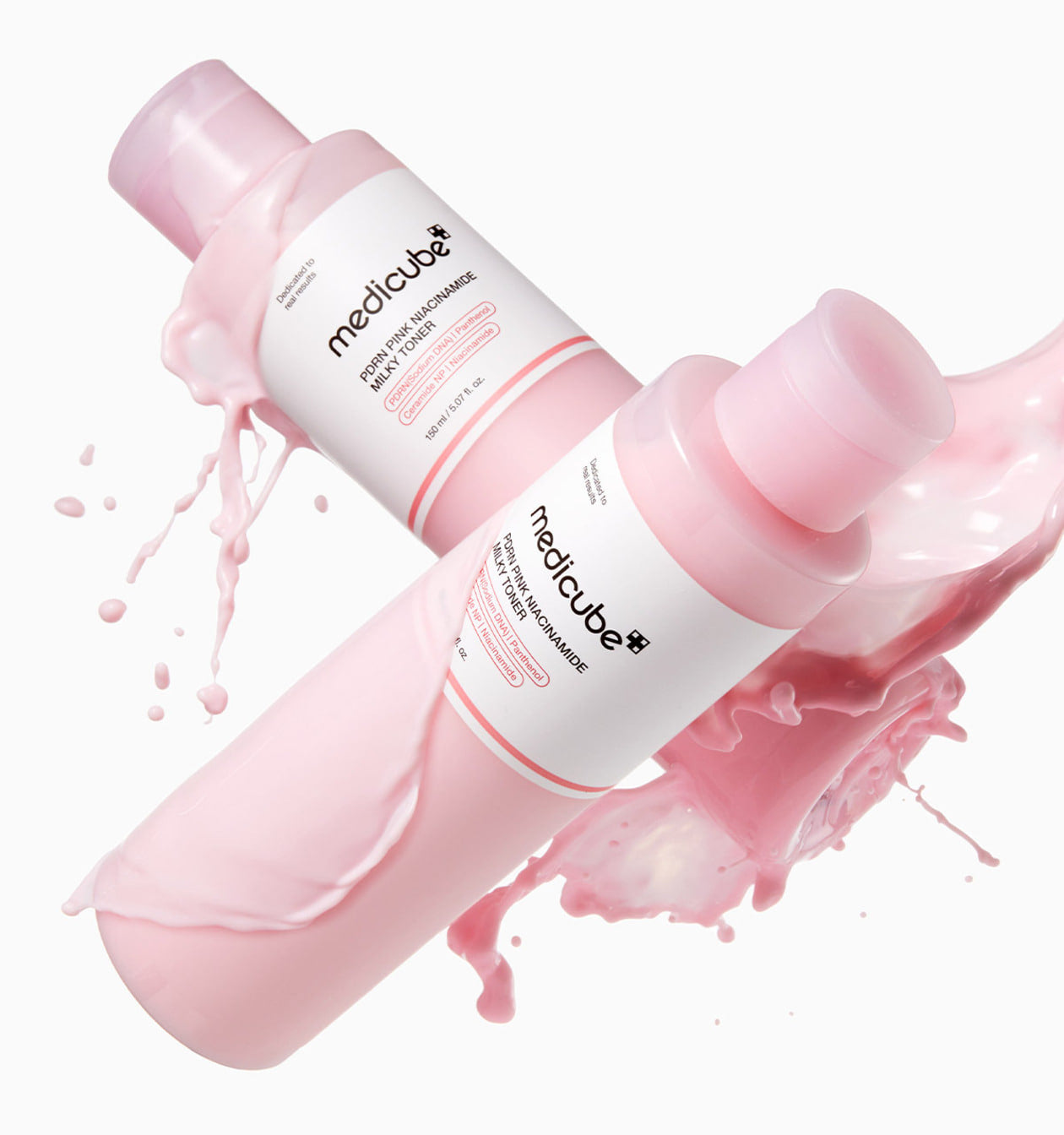 Milky PDRN toner essence with niacinamide for non-sticky, deep daily hydration