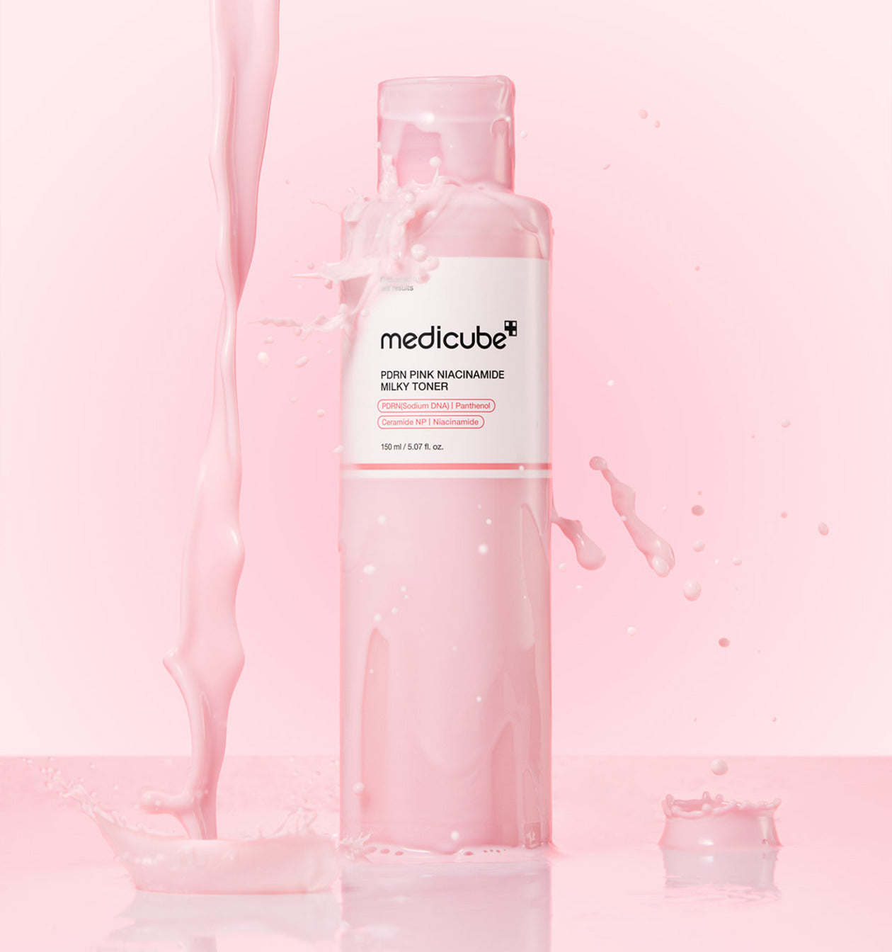 Lightweight milky essence-toner that absorbs cleanly without stickiness