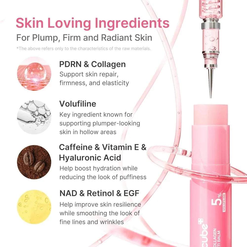 PDRN Pink Collagen Volume Multi Balm portable balm for on-the-go glow