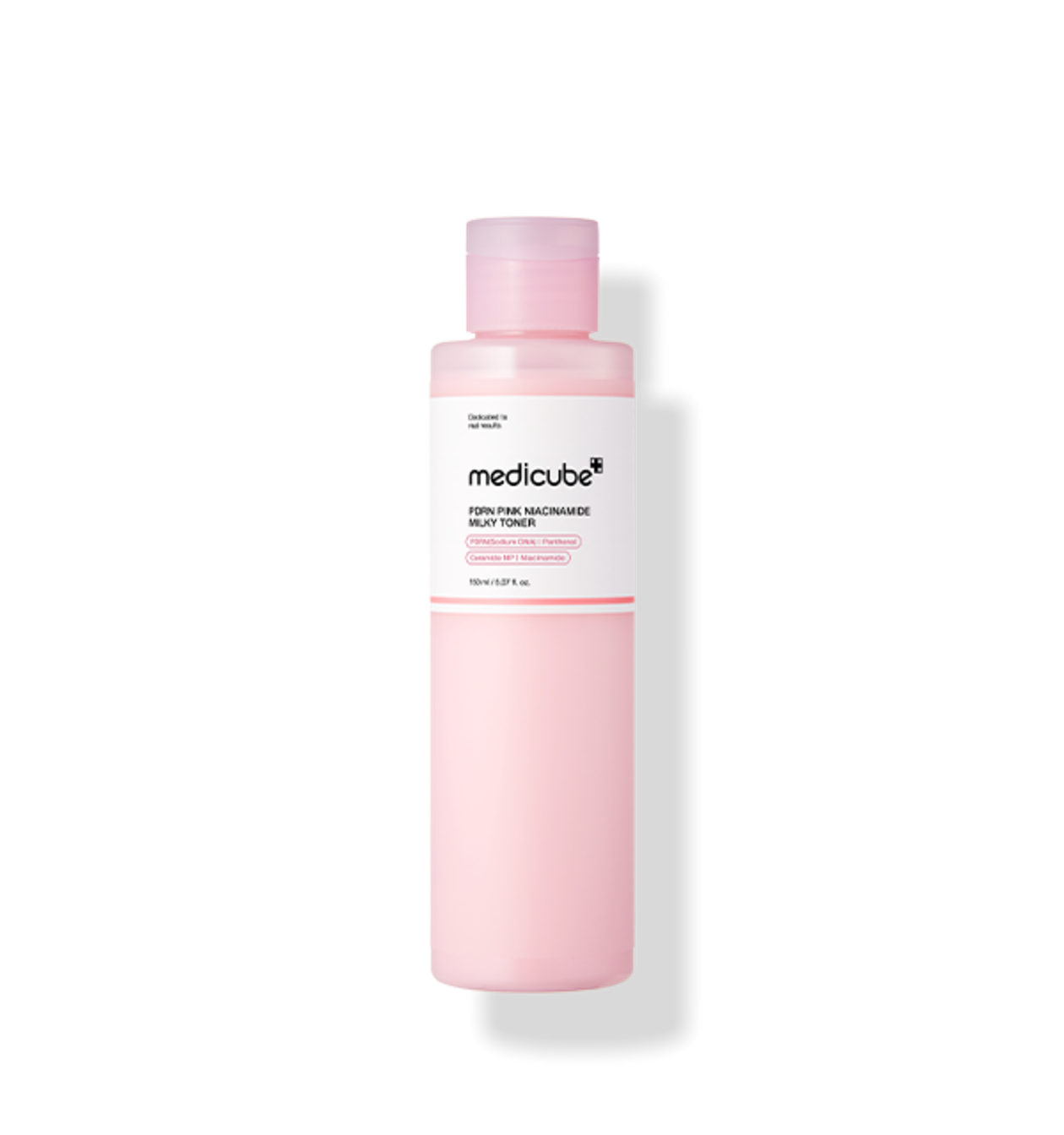 Medicube PDRN Pink Niacinamide Milky Toner 150ml, a milky hydrating toner essence for a bright, dewy complexion
