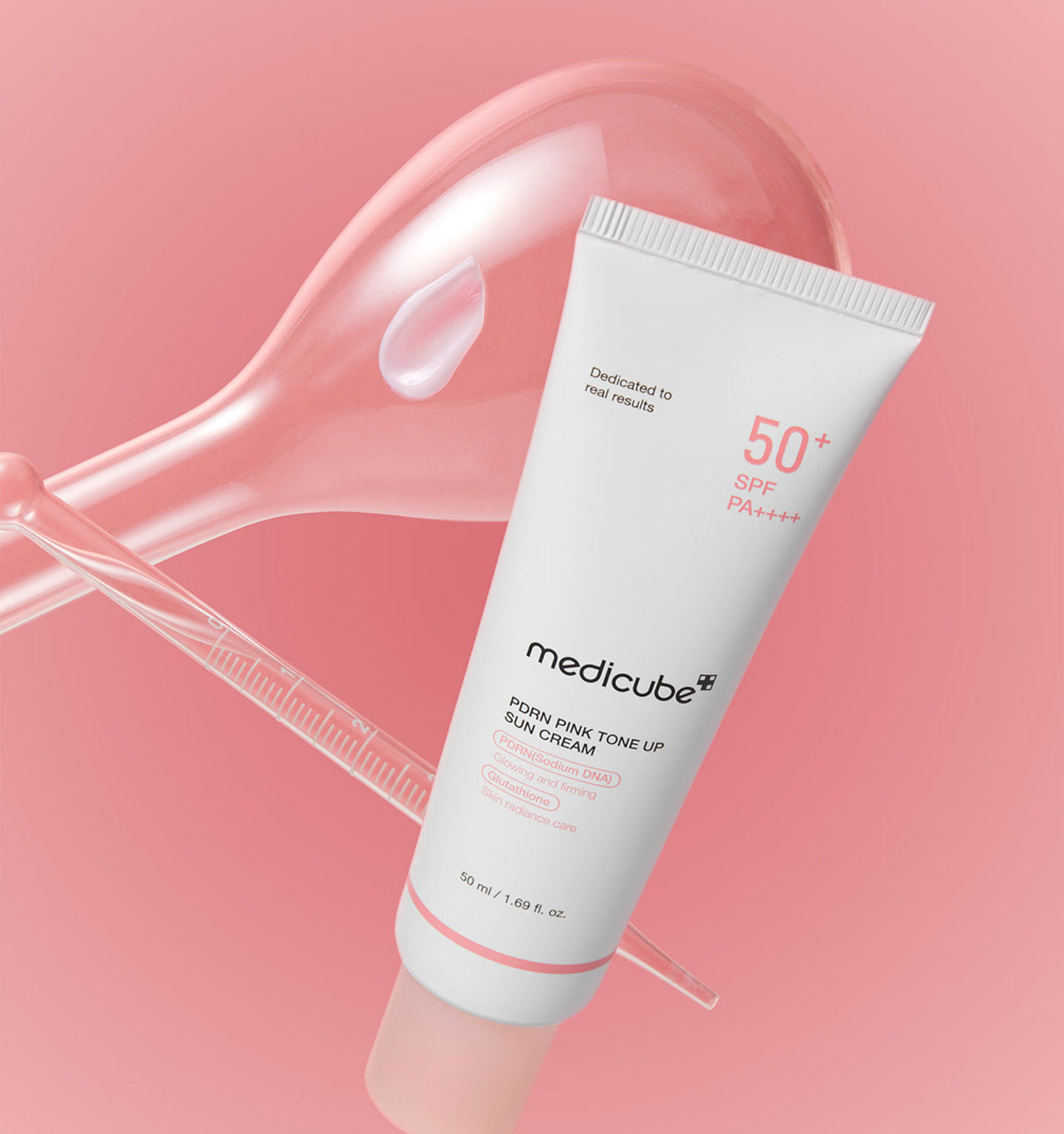 Moisturizer-light sunscreen with PDRN for a fresh, bare-skin glow