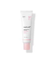 Medicube PDRN Pink Tone-Up Sun Cream 50ml, a lightweight tone-up sunscreen with a natural peachy glow