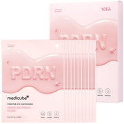 Medicube PDRN Pink Vita Coating Sheet Mask, a Korean pink sheet mask for glowing skin