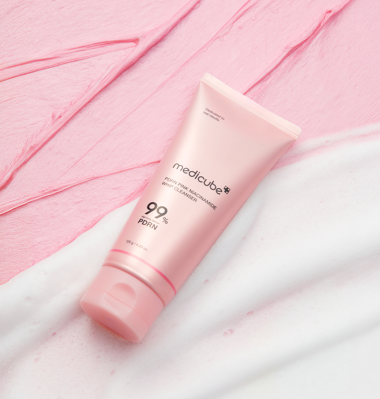Dense, bouncy whip foam that gently deep-cleanses pores
