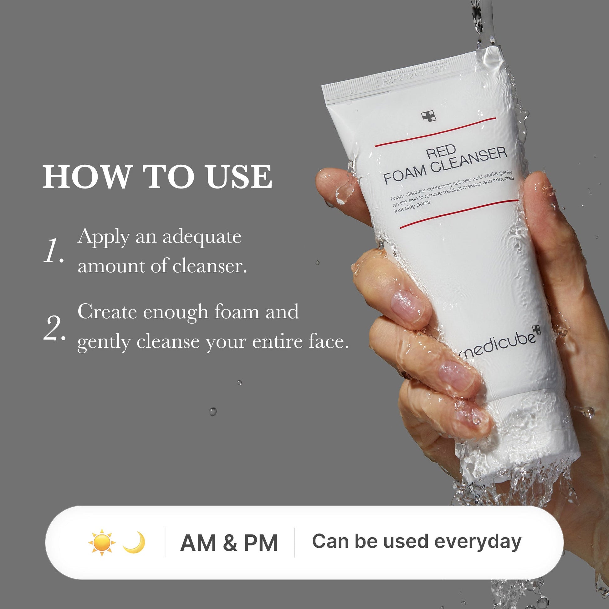 Hypoallergenic, dermatologically tested formula with sophora extract