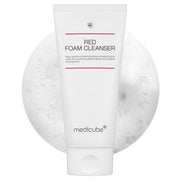 Medicube Red Foam Cleanser, Korean salicylic acid cleanser for acne-prone and sensitive skin