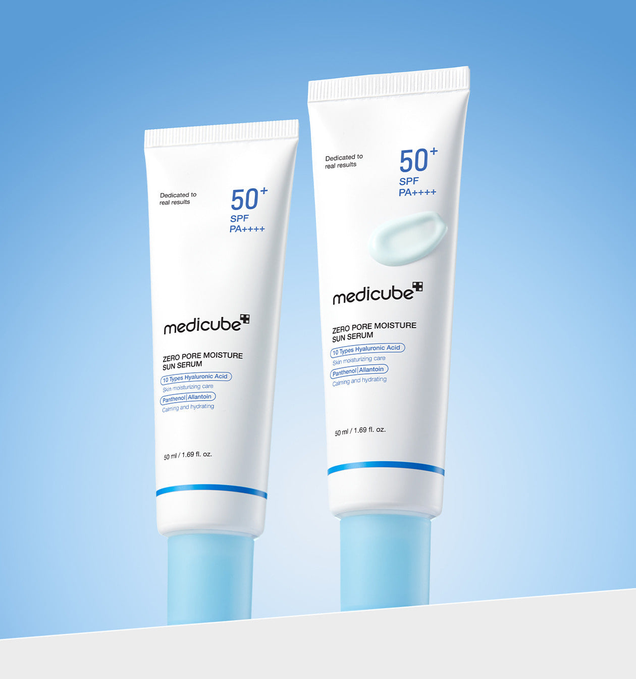 Zero Pore Moisture Sun Serum hydrates while shielding skin from UV
