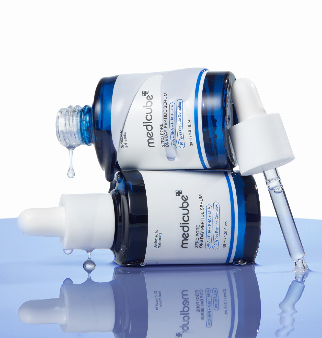 Zero Pore One Day Peptide Serum cares for pores, elasticity and tone in one step