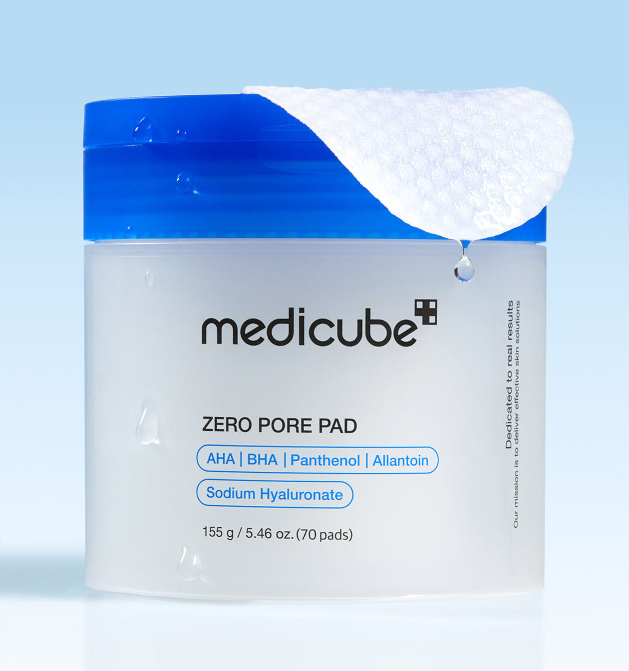 Zero Pore Pad 2.0 with AHA, BHA and Anti Sebum P complex for clearer-looking pores