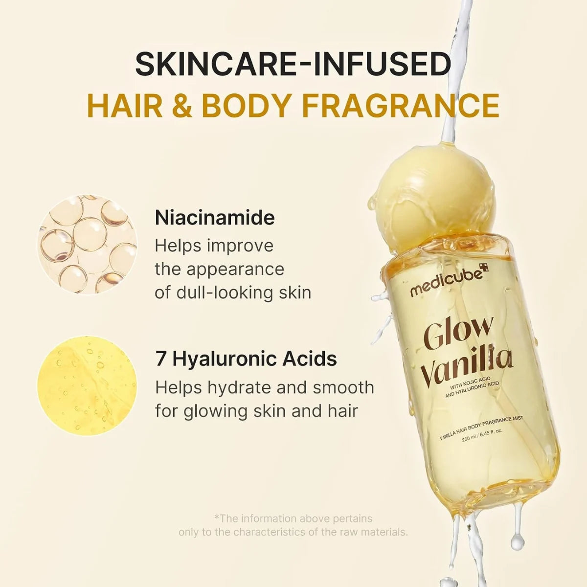 Enriched with niacinamide and 7 types of hyaluronic acid for smooth radiant skin