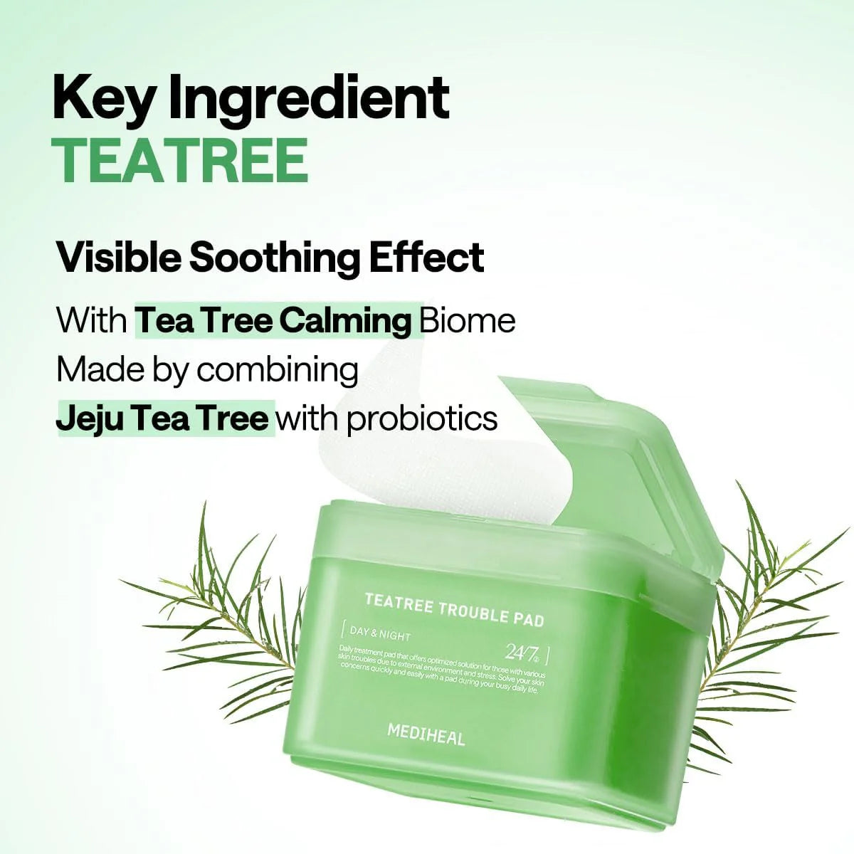 Mediheal TeaTree Trouble Pad — how to use