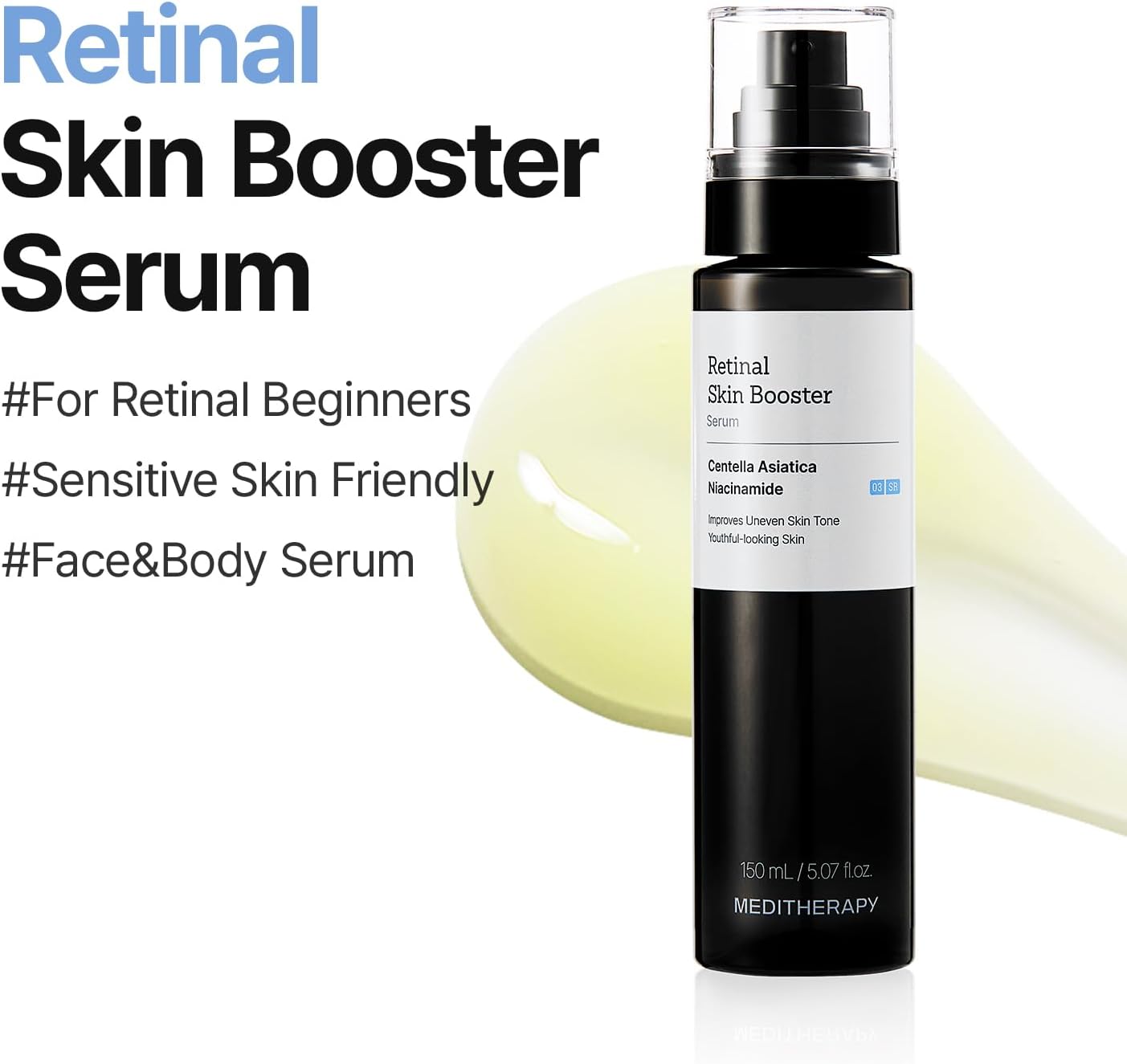 MEDITHERAPY Retinal Skin Booster Serum — retinal smooths the look of fine lines and wrinkles