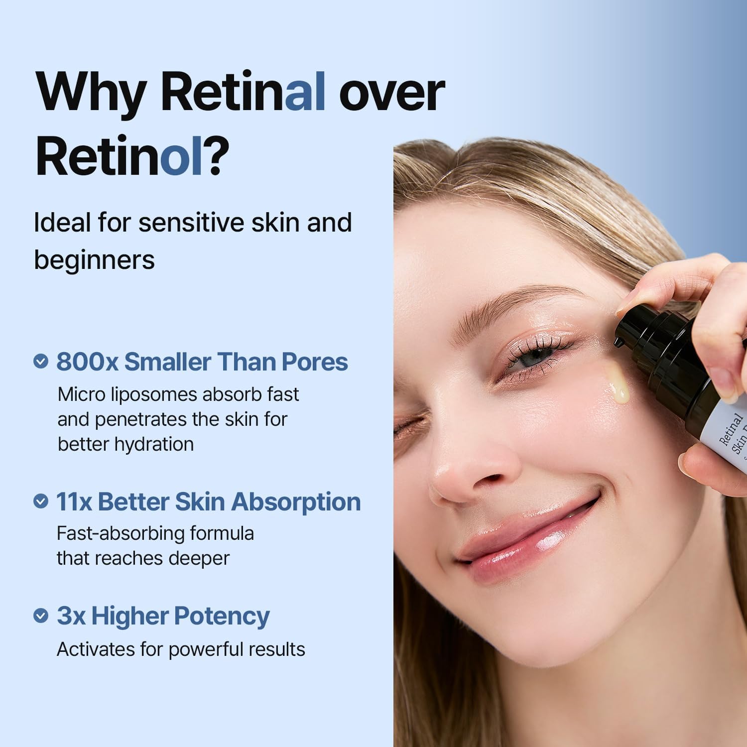 MEDITHERAPY Retinal Skin Booster Serum — nano liposome technology for gentle, stable retinal