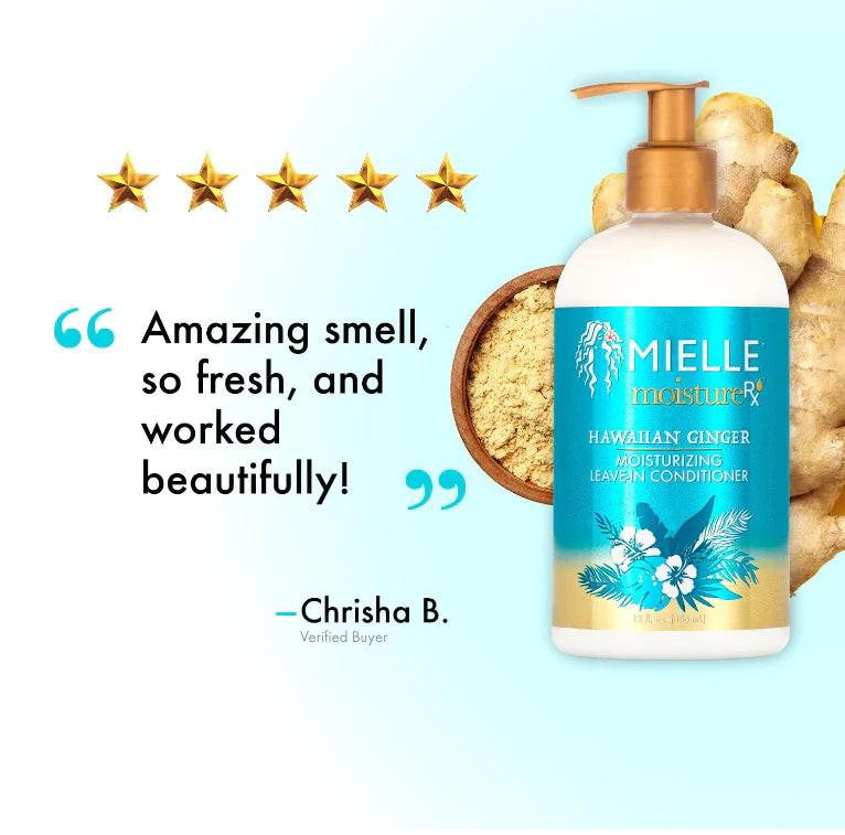 Mielle Moisture RX Hawaiian Ginger Moisturizing Leave-In Conditioner — soft moisturized hair