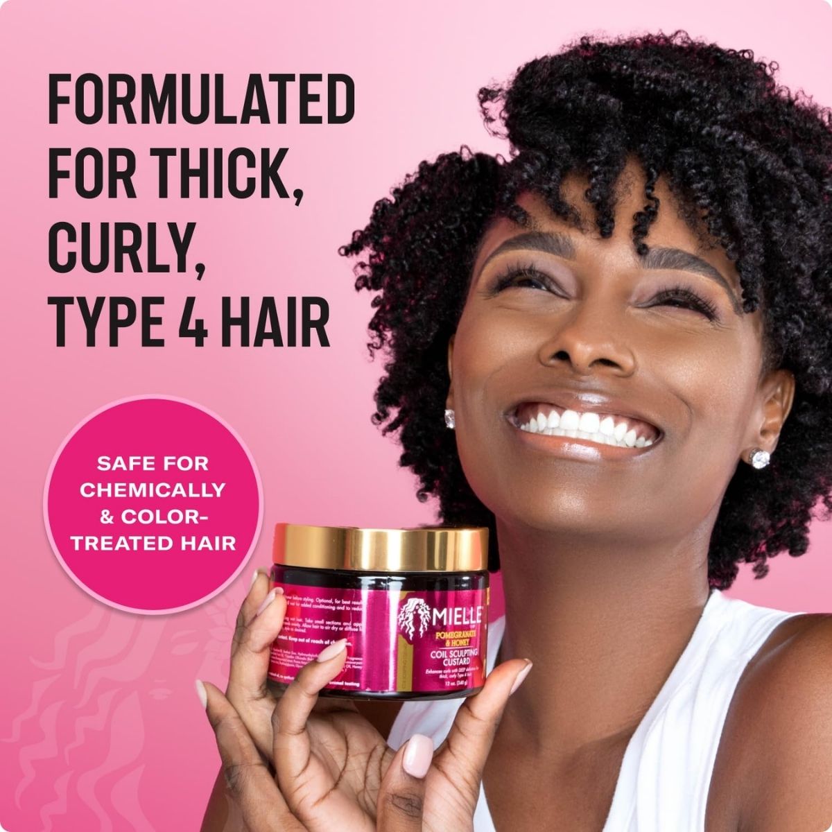 Mielle Pomegranate & Honey Coil Sculpting Custard — pomegranate honey complex