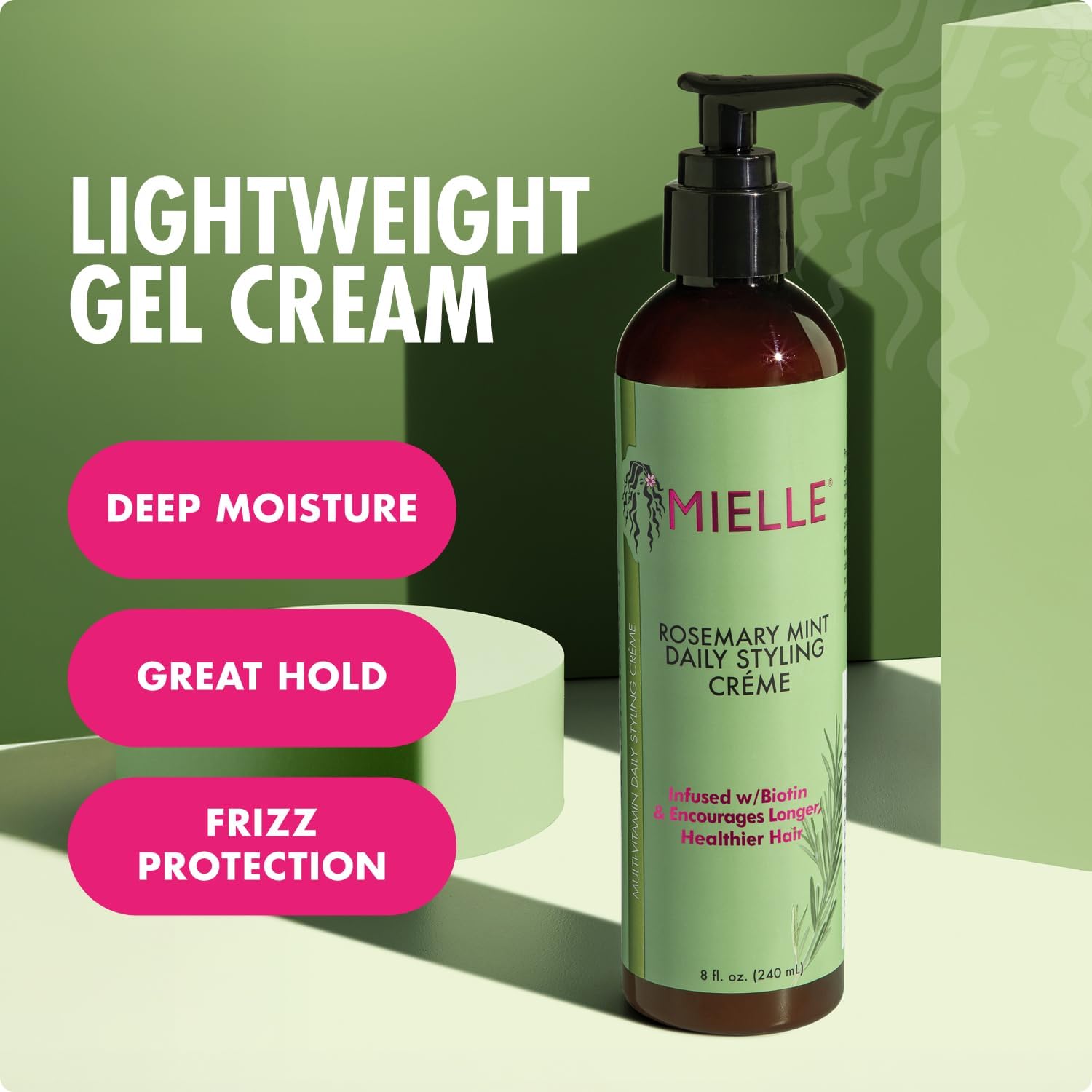 Mielle Rosemary Mint Daily Styling Creme — how to use