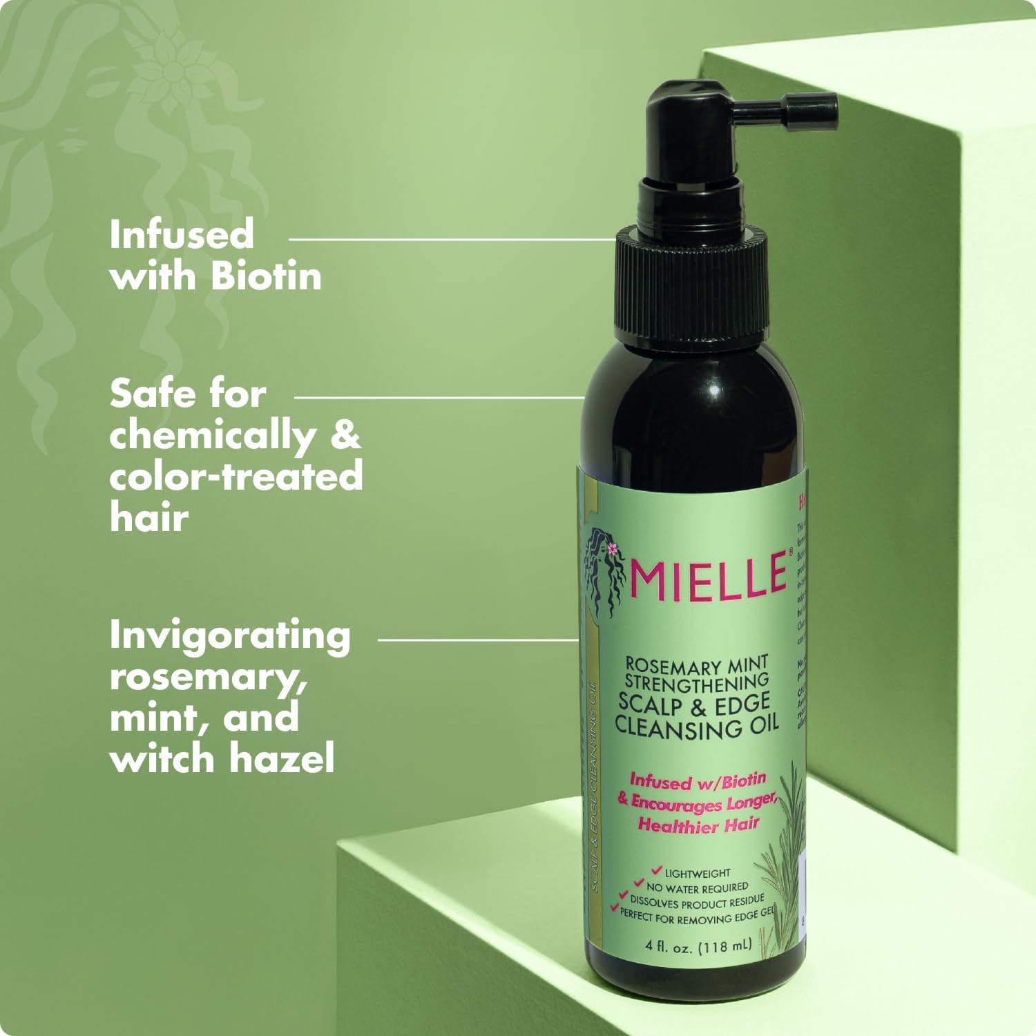 Mielle Rosemary Mint Scalp & Hair Strengthening Cleansing Oil — how to use
