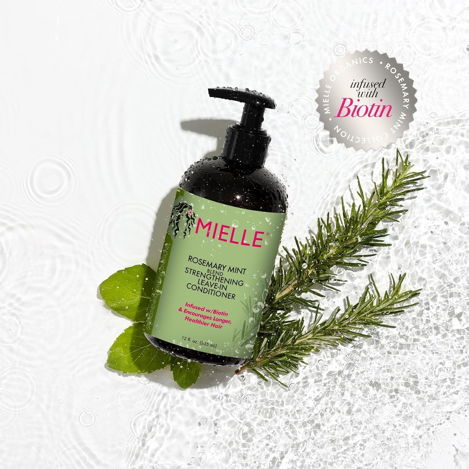 Mielle Rosemary Mint Strengthening Conditioner — soft strong hair
