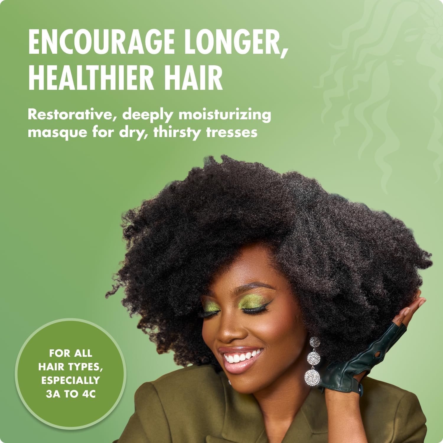 Mielle Rosemary Mint Strengthening Hair Masque — application