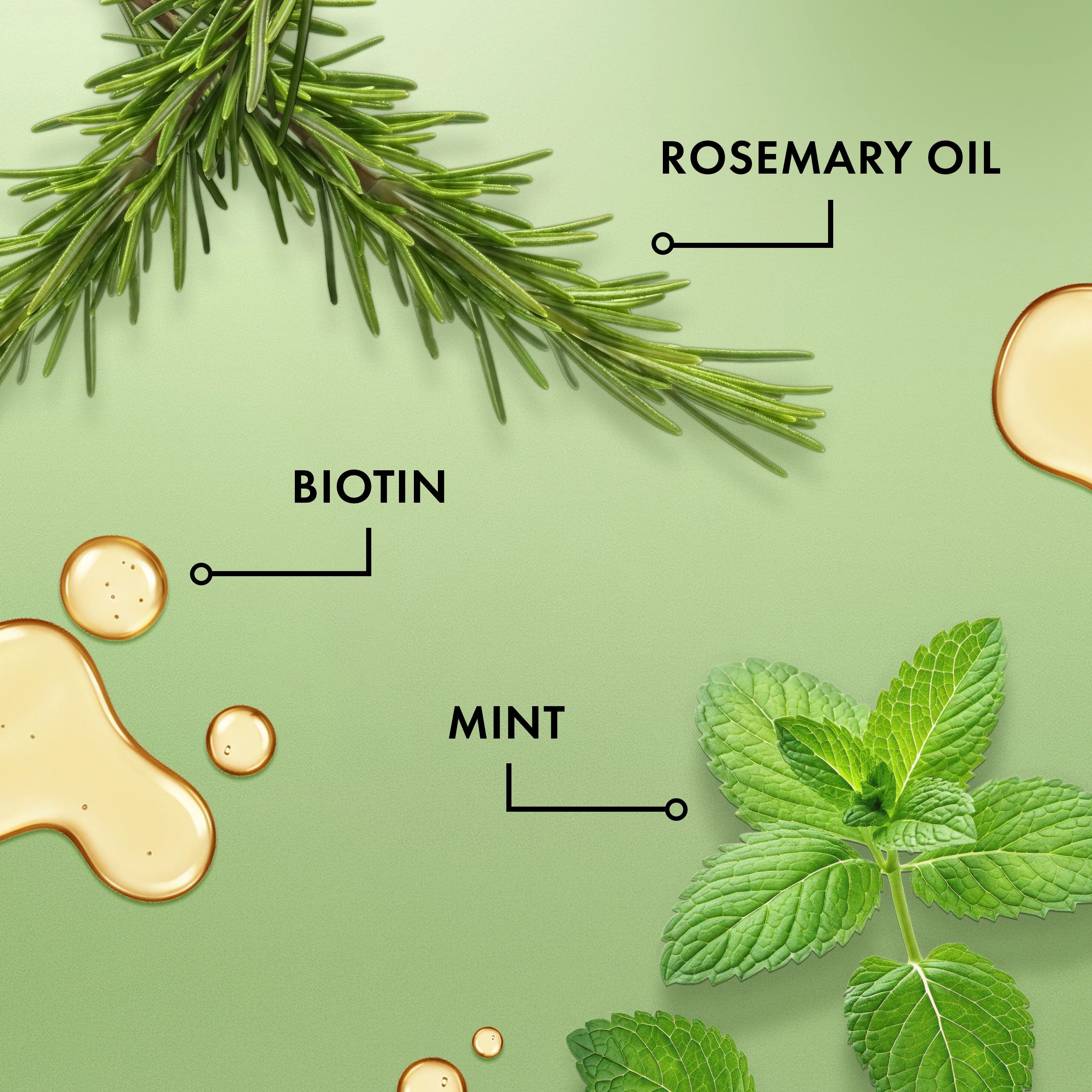 Mielle Rosemary Mint Strengthening Leave-In Conditioner — product texture