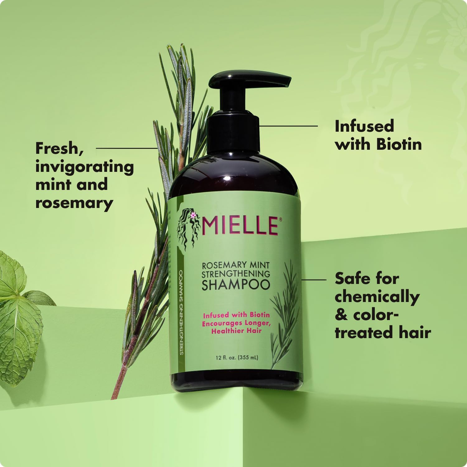 Mielle Rosemary Mint Strengthening Shampoo — how to use