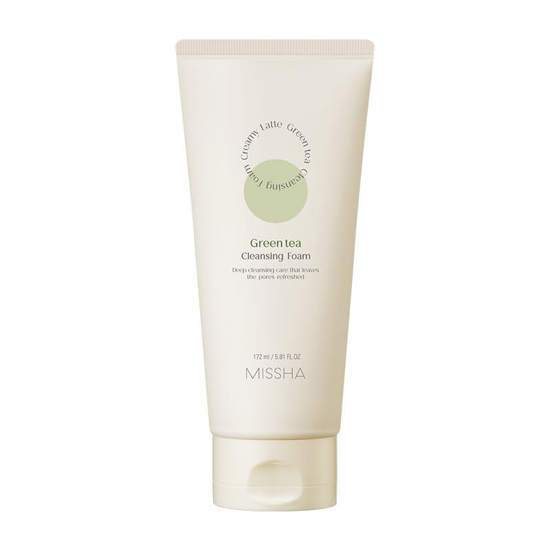 MISSHA Creamy Latte Green Tea Cleansing Foam