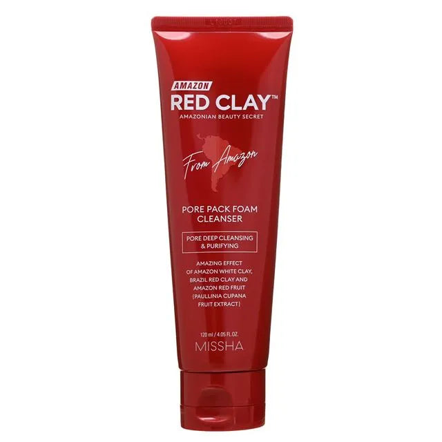 MISSHA Red Clay Pore Pack Foam Cleanser