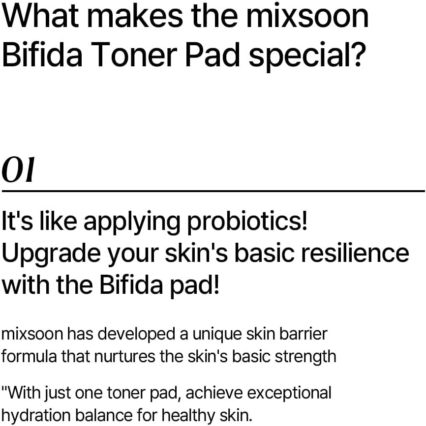 mixsoon Bifida Toner Pad — how to use