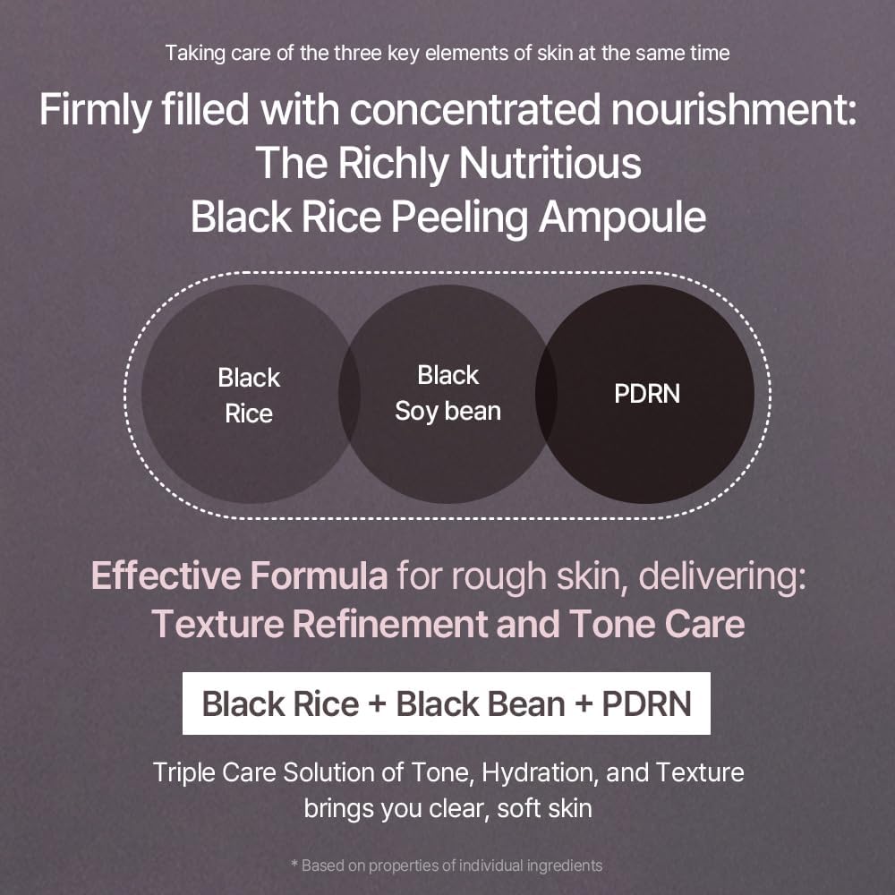 mixsoon Black Rice Peeling Ampoule — black rice complex