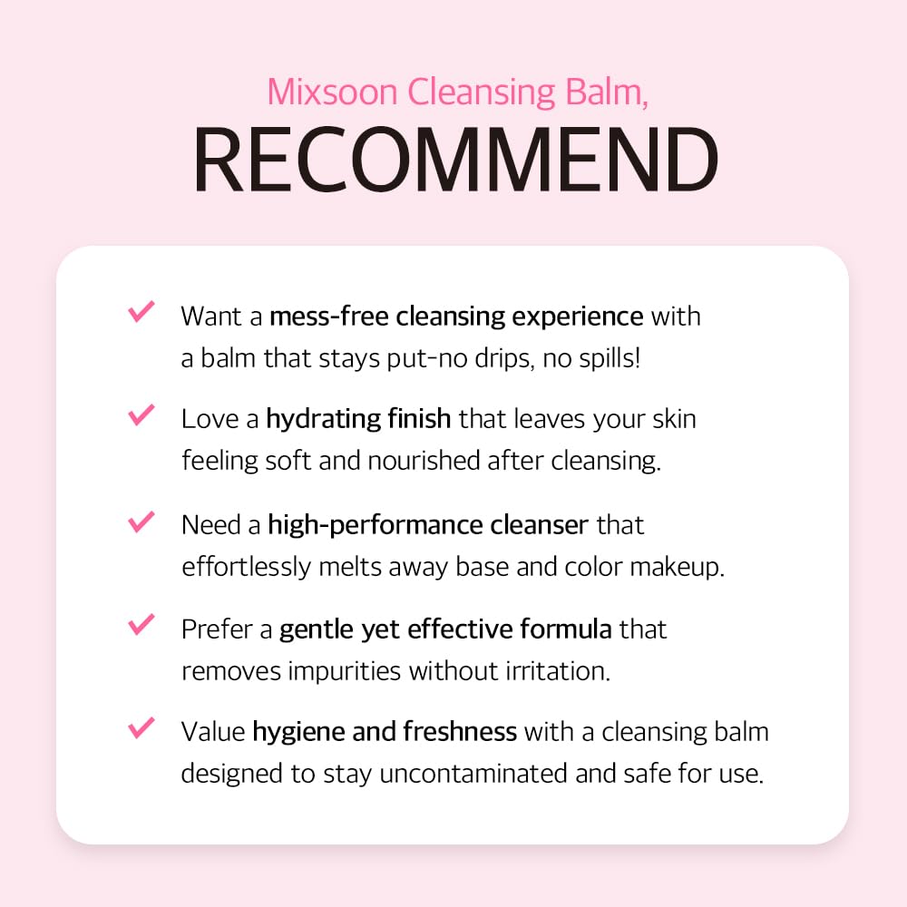 mixsoon Collagen Cleansing Balm — application