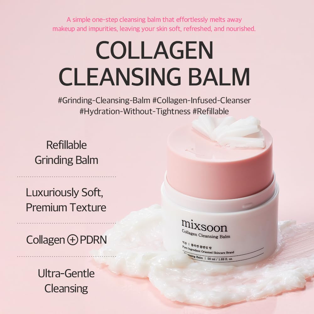 mixsoon Collagen Cleansing Balm — balm texture