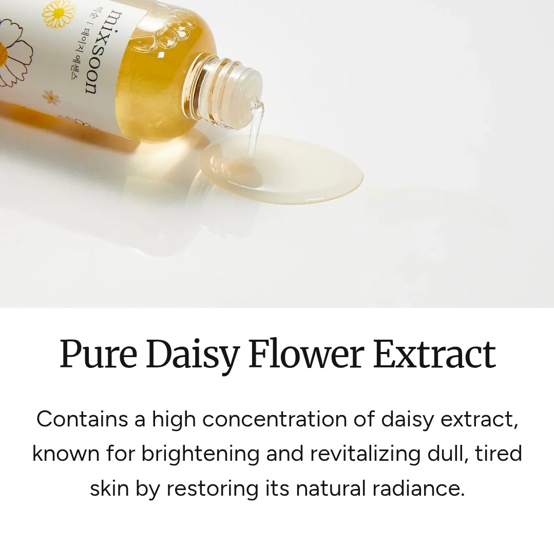mixsoon Daisy Essence — calm clear skin