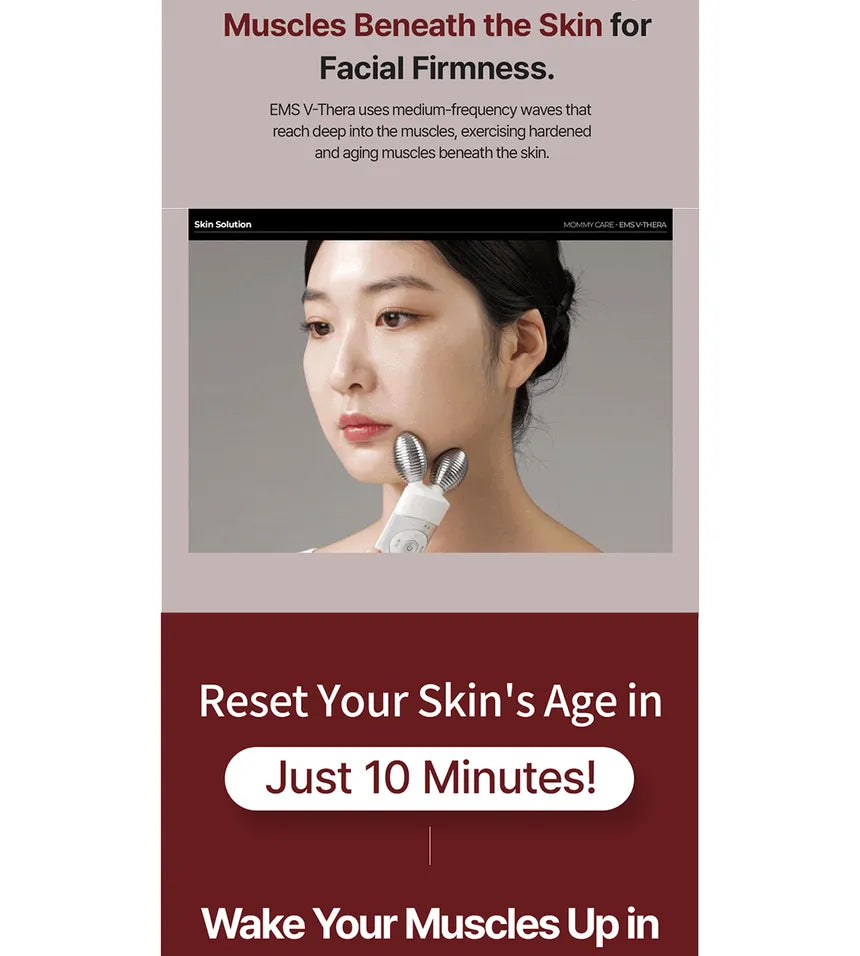 mommy care EMS V-THERA White Edition — features