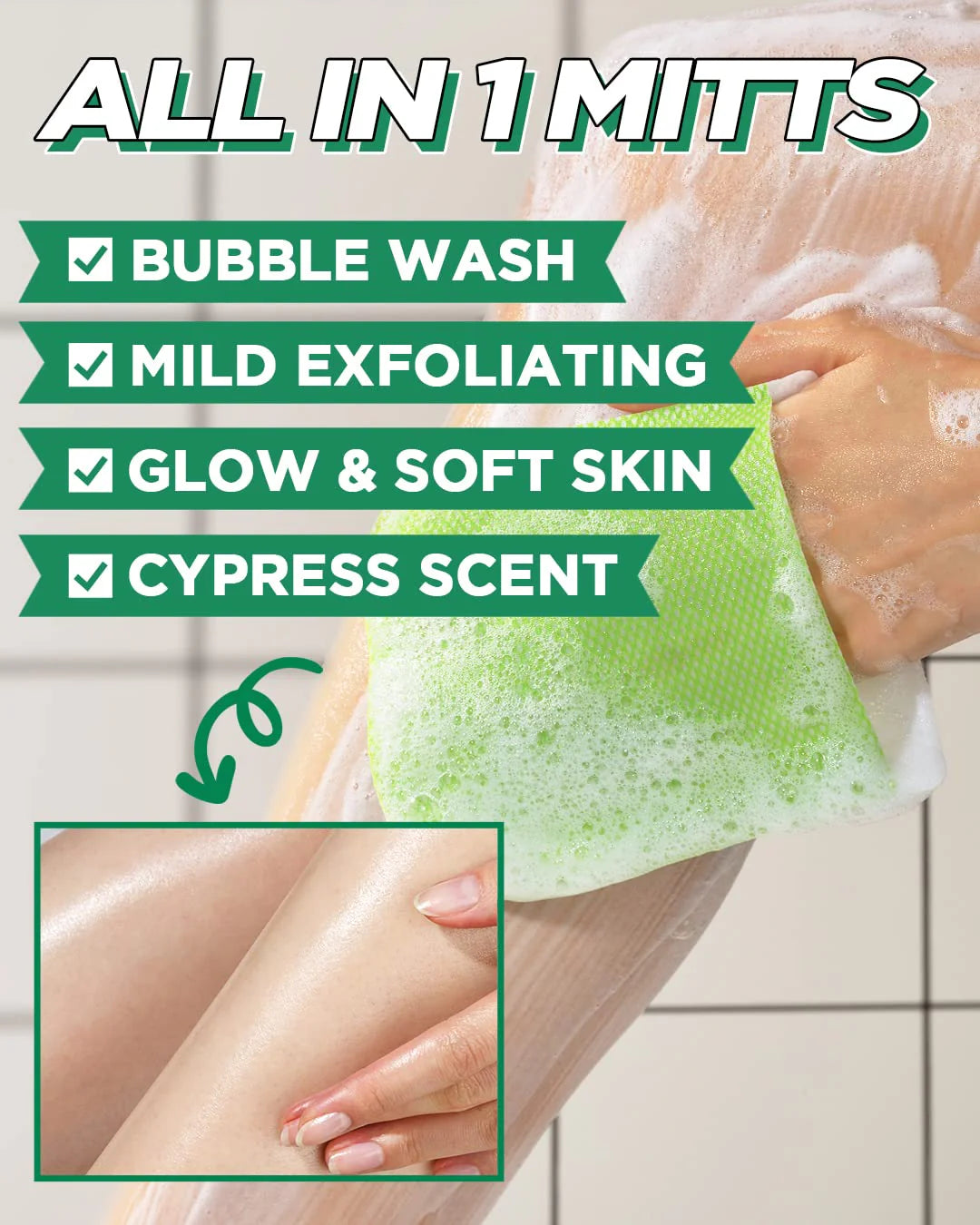 Mom's Bath Recipe Body Peeling Pad — removes dead skin