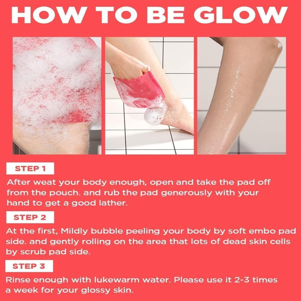 Mom's Bath Recipe Body Peeling Pad Strong — how to use