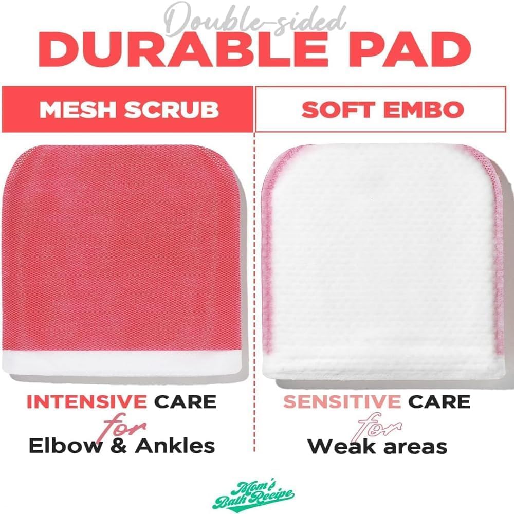Mom's Bath Recipe Body Peeling Pad Strong — strong exfoliating formula