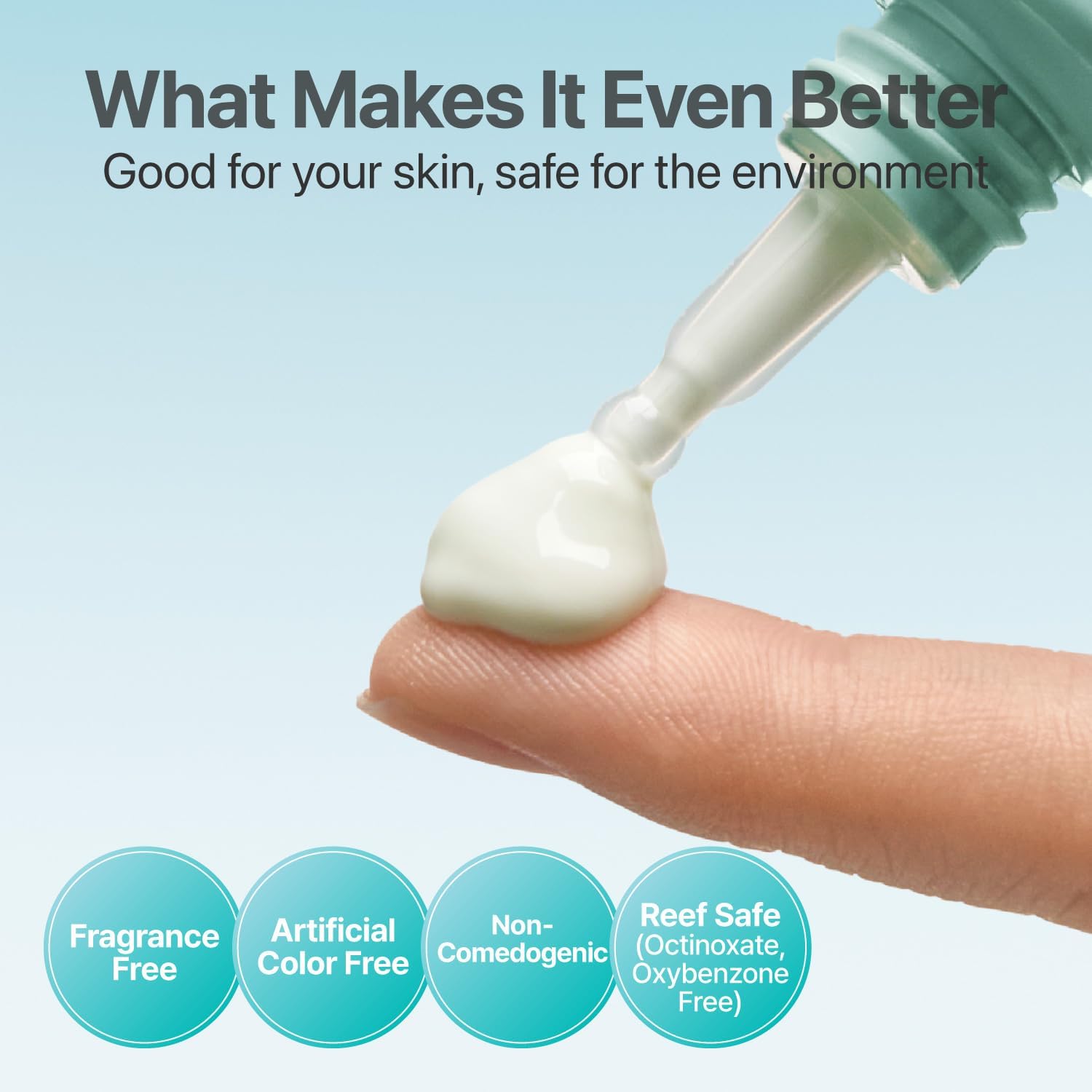 Numbuzin No.1 Clear Filter Sun Essence SPF50+ PA++++ — works as a smoothing base under makeup