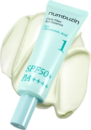 Numbuzin No.1 Clear Filter Sun Essence SPF50+ PA++++ — lightweight daily sun essence