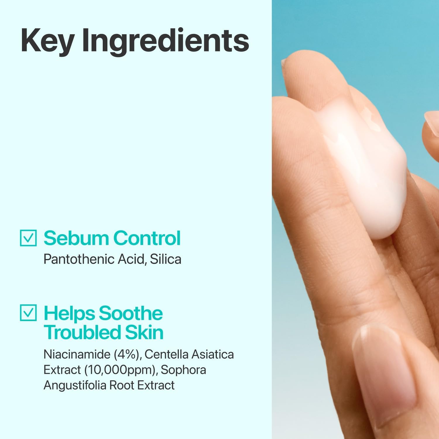 Numbuzin No.1 Pantothenic B5 Active Soothing Cream — gentle formula for sensitive, troubled skin