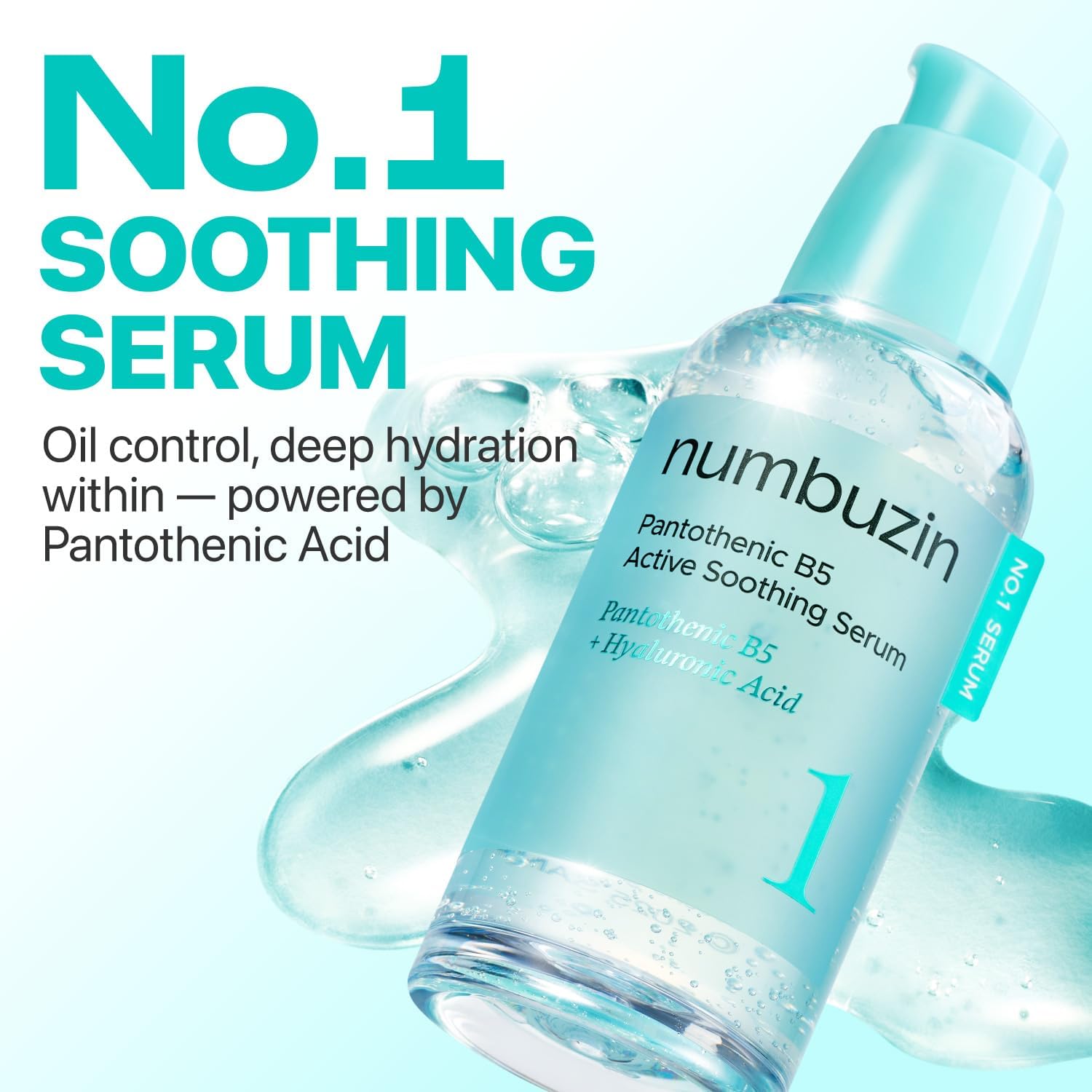 Numbuzin No.1 Pantothenic B5 Active Soothing Serum — pantothenic acid (B5) supports skin recovery