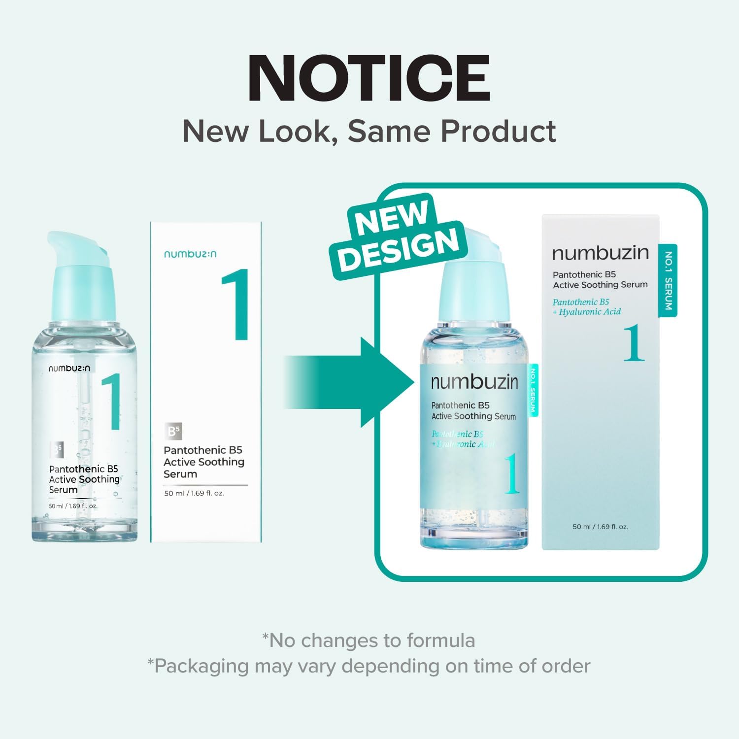 Numbuzin No.1 Pantothenic B5 Active Soothing Serum — calms redness and soothes irritated skin
