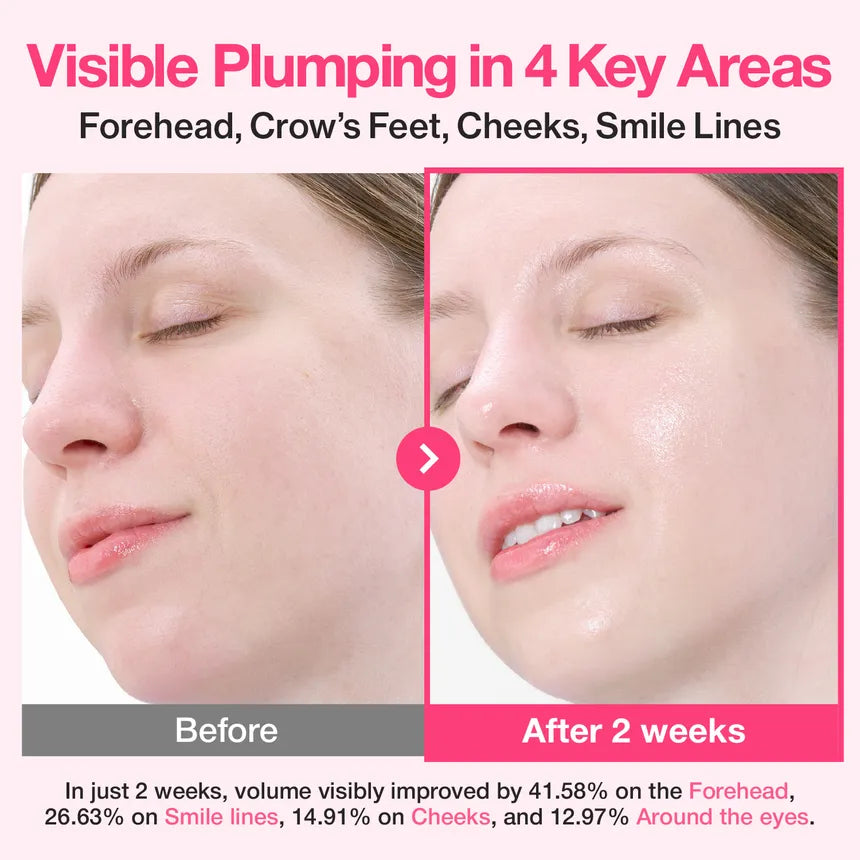 Numbuzin No.2 Rose PDRN Collagen Plumping Serum Duo — plumps for bouncy, supple-looking skin
