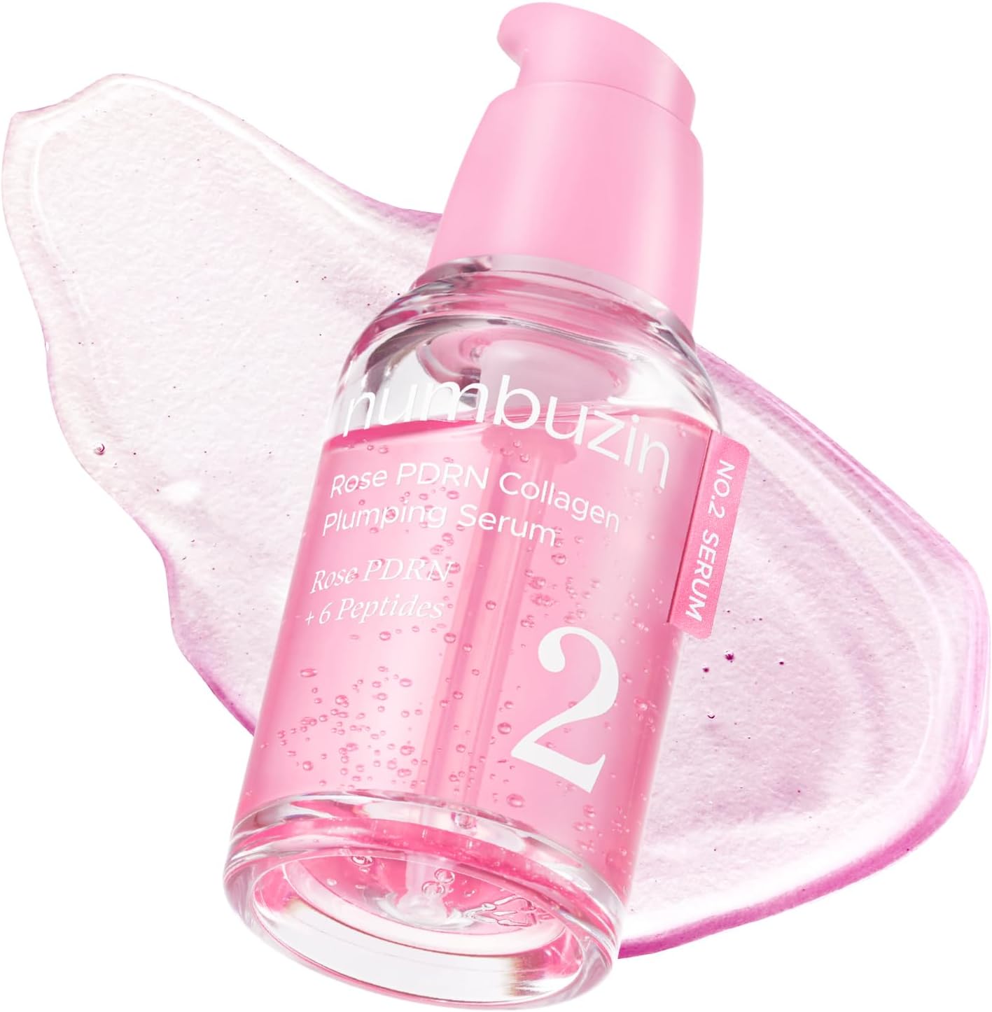 Numbuzin No.2 Rose PDRN Collagen Plumping Serum — rose PDRN and collagen plumping serum