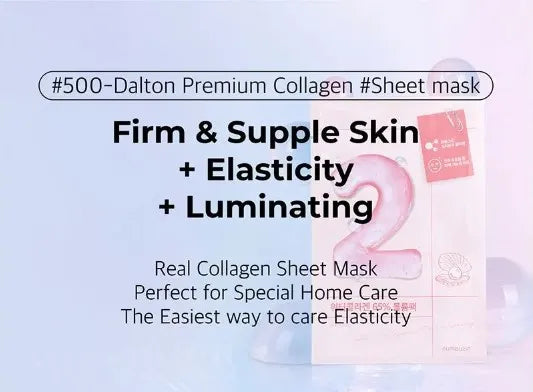 Numbuzin No.2 Water Collagen 65% Voluming Sheet Mask — 65% collagen essence plumps and volumizes skin